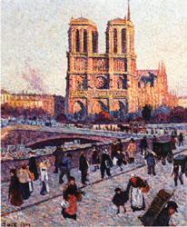 Maximilien Luce The Quai Saint-Michel and Notre-Dame